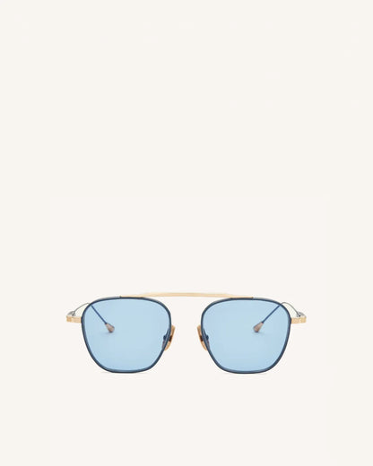 Spitfire -18K GOLD & BLUE/SOLID BLUE-Pilot Sunglasses-LUNETTERIE GÉNÉRALE- Pointure.AE