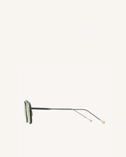Spitfire - BLACK/SOLID GREEN-Pilot Sunglasses-LUNETTERIE GÉNÉRALE- Pointure.AE