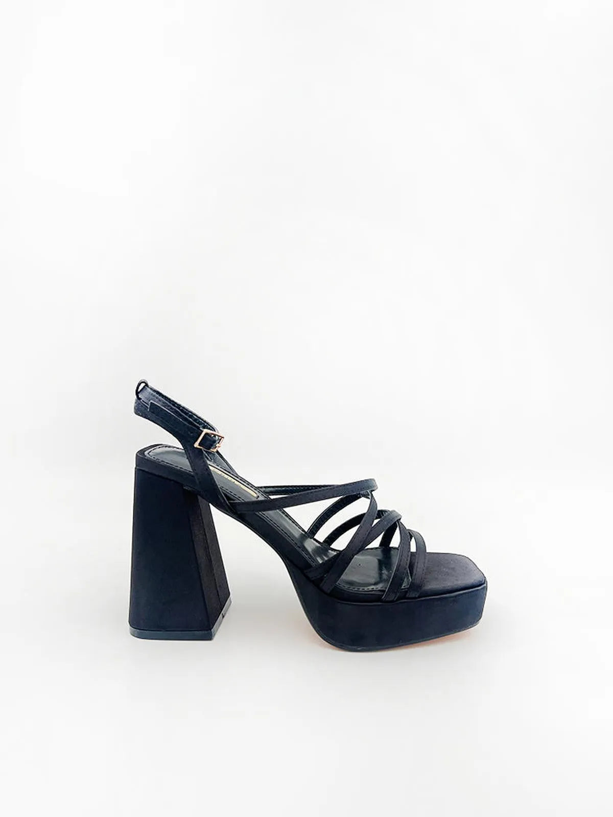 STRAPPY SANDALS WITH CHUNKY HEEL-Sandals-CORINA- Pointure.AE