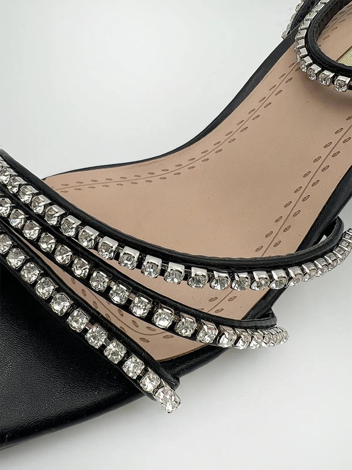 STRASS STRAPS SANDALS-Sandals-CORINA- Pointure.AE