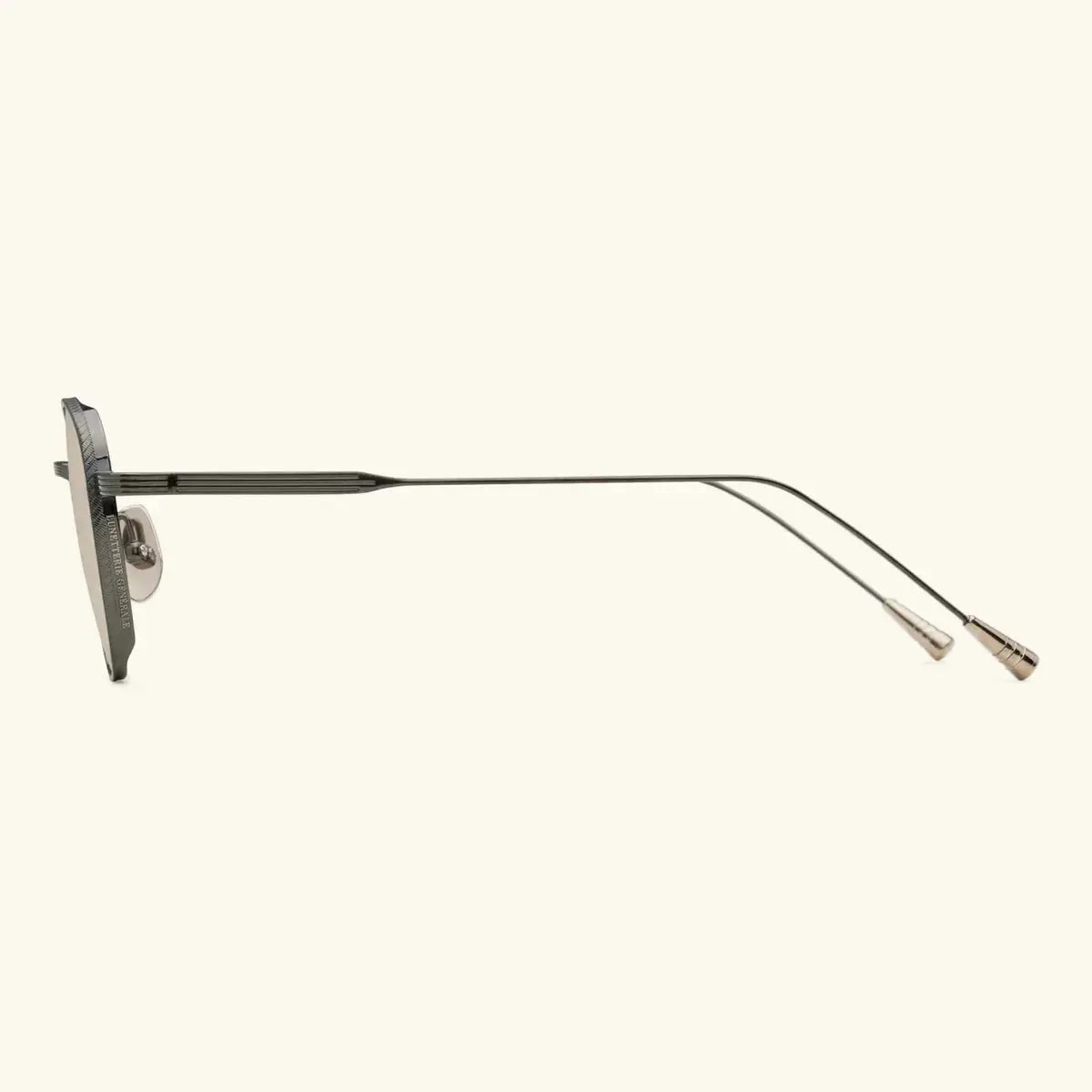 Studio 54 - GUNMETAL & 18K GOLD/BRONZE-Round Frame Sunglasses-LUNETTERIE GÉNÉRALE- Pointure.AE