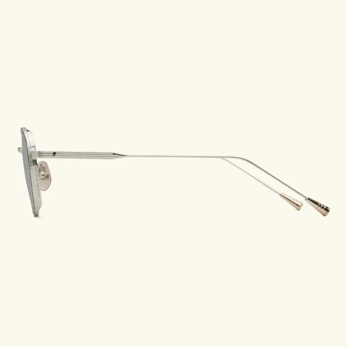 Studio 54 - PALLADIUM & WHITE GOLD/GREY-Round Frame Sunglasses-LUNETTERIE GÉNÉRALE- Pointure.AE