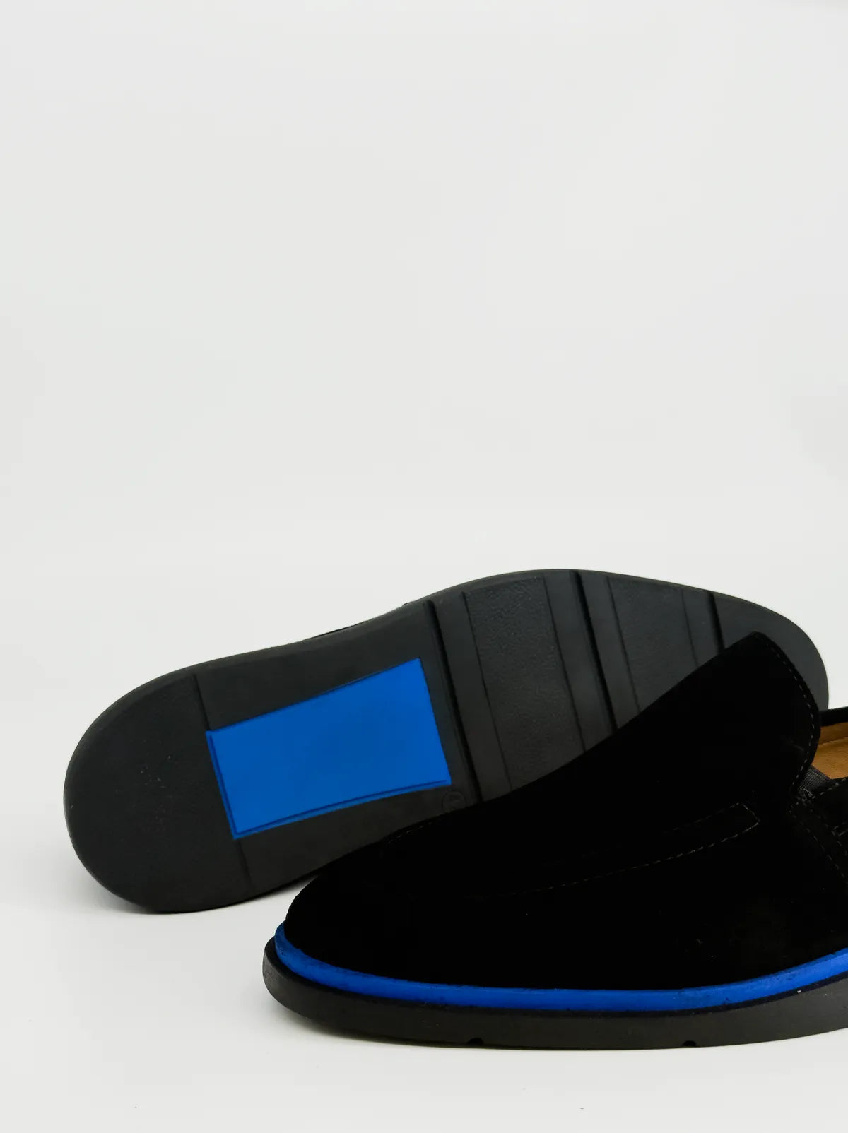 SUEDE BLACK LOAFER-Men Loafer-BELTRAMI OSVALDO- Pointure.AE