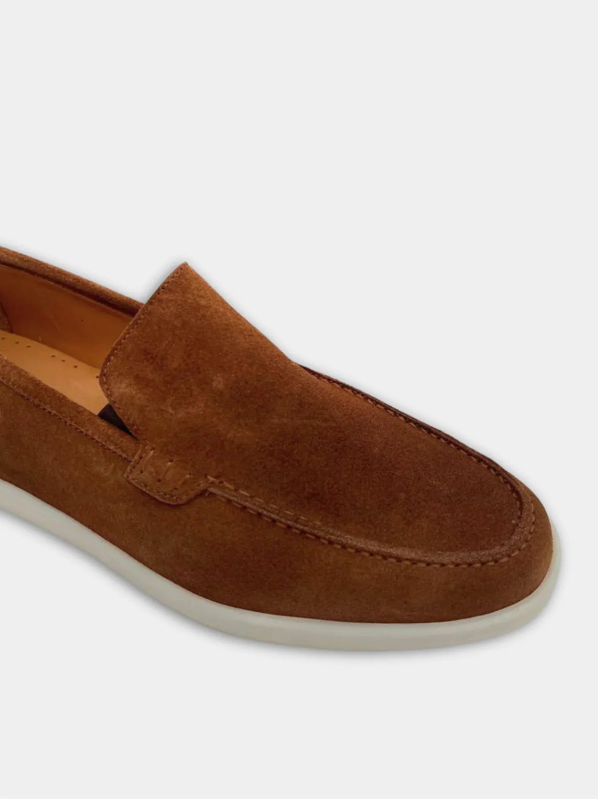 SUEDE BROWN LOAFER-Men Loafer-BELTRAMI OSVALDO-Pointure.AE