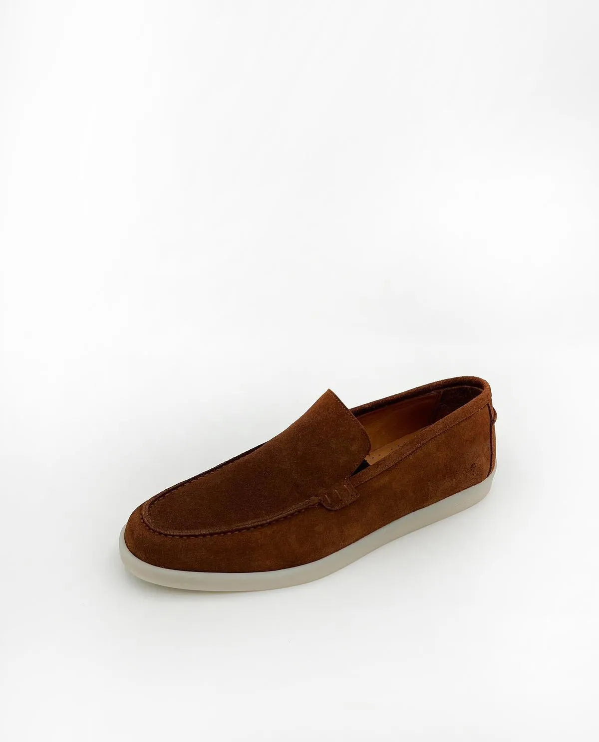 SUEDE BROWN LOAFER-Men Loafer-BELTRAMI OSVALDO- Pointure.AE