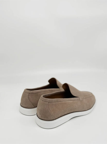 SUEDE LOAFER IN BEIGE-Men Loafer-BELTRAMI OSVALDO- Pointure.AE