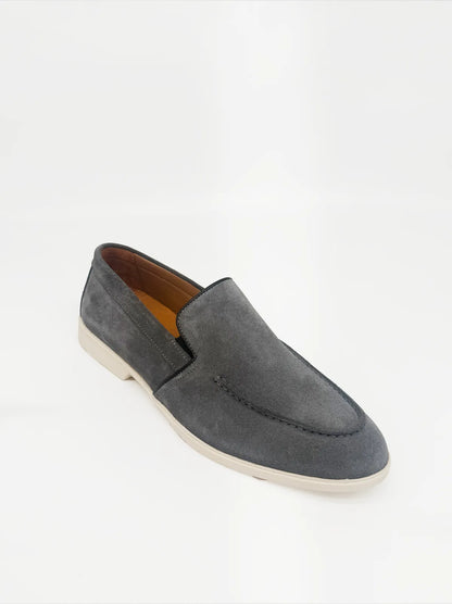 SUEDE LOAFER IN GRAFFITI-Men Loafer-BELTRAMI OSVALDO- Pointure.AE