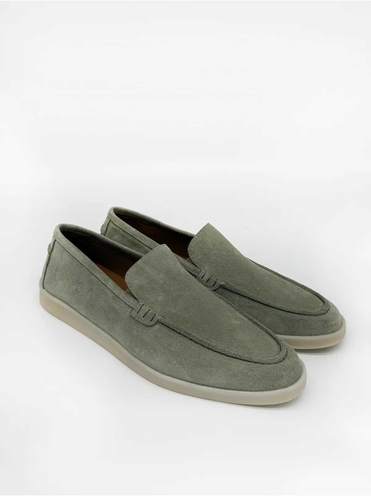 SUEDE LOAFER IN GREEN-Men Loafer-BELTRAMI OSVALDO- Pointure.AE