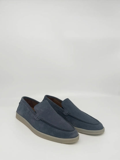 SUEDE LOAFER IN IRON-Men Loafer-BELTRAMI OSVALDO- Pointure.AE
