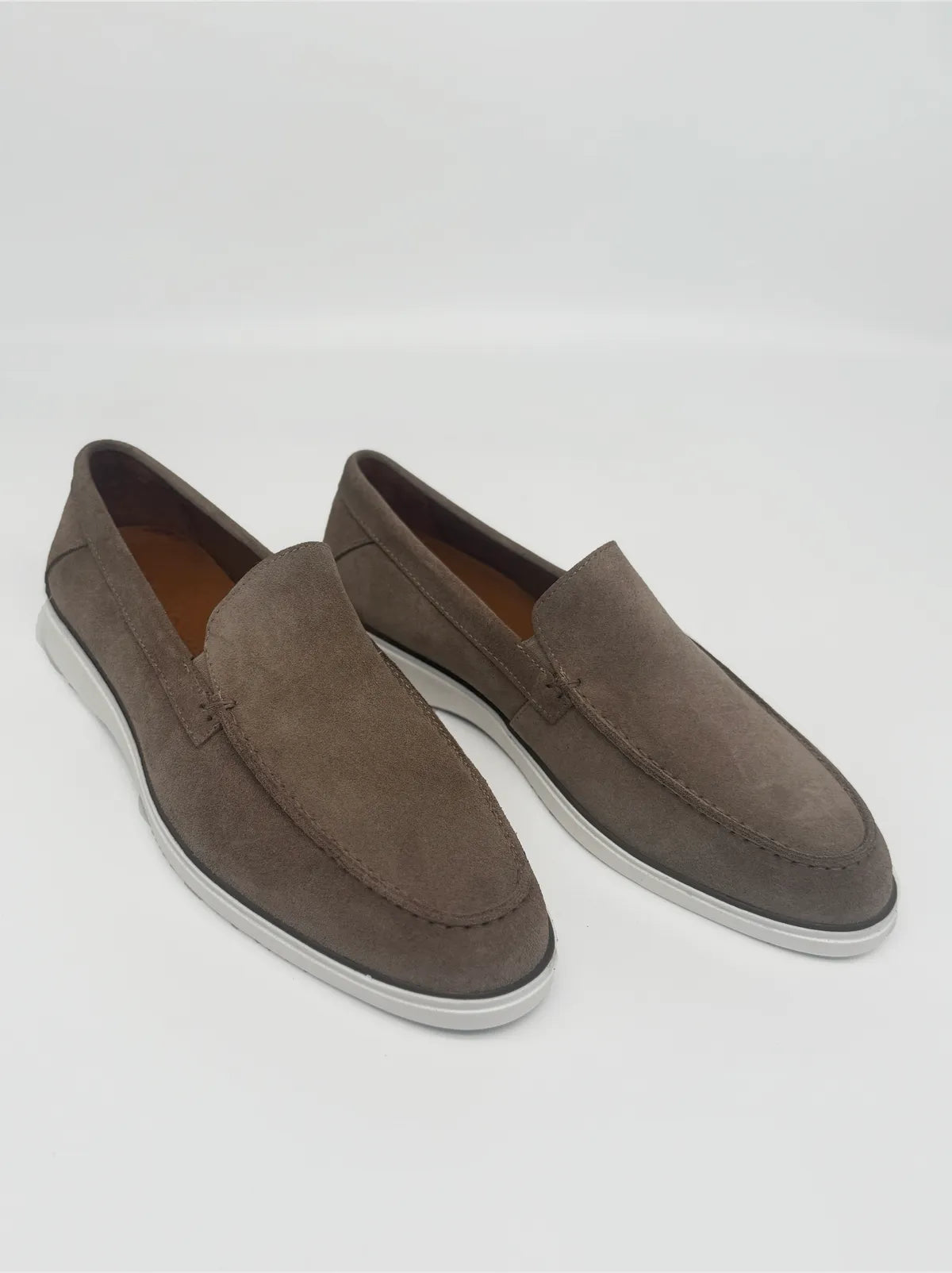 SUEDE LOAFER IN SAND-Men Loafer-BELTRAMI OSVALDO- Pointure.AE