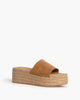 Suede Wedge Mule in Camel – Mules by Corina | MĀJÅ