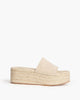 Suede Wedge Mule in Natural – Mules by Corina | MĀJÅ