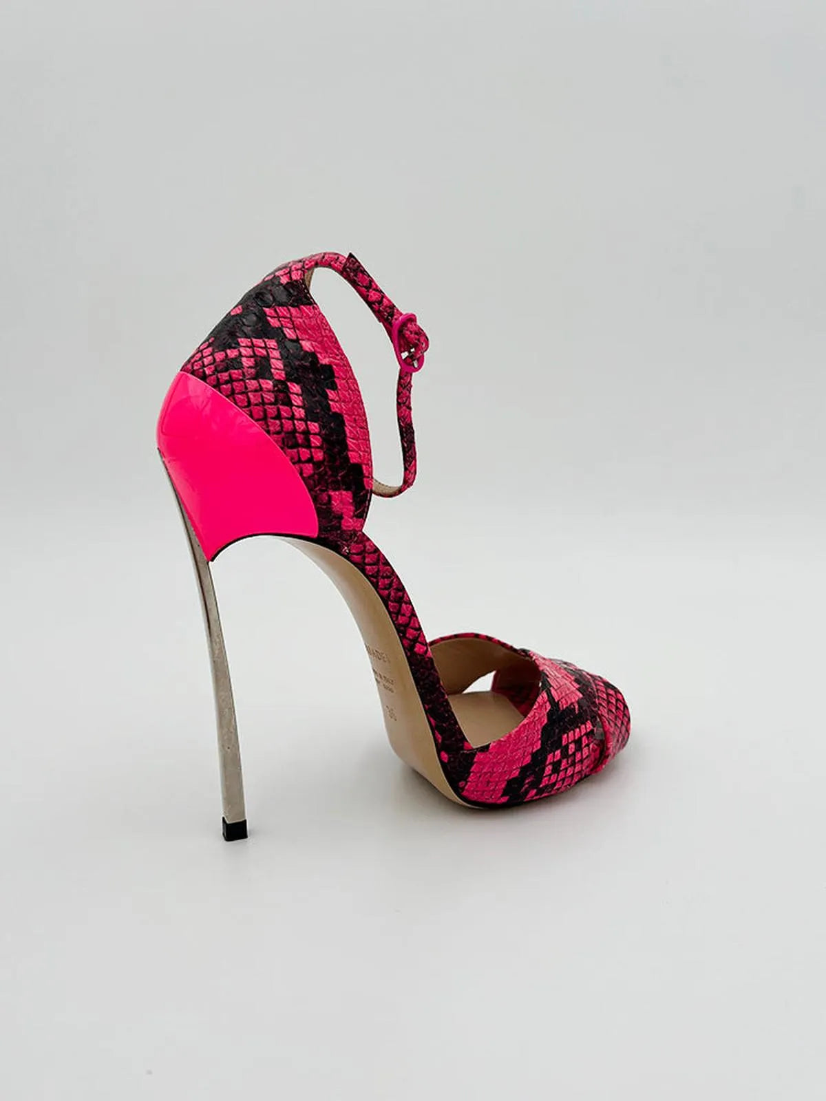 TECHNO BLADE IN PYTHON-Sandals-CASADEI- Pointure.AE