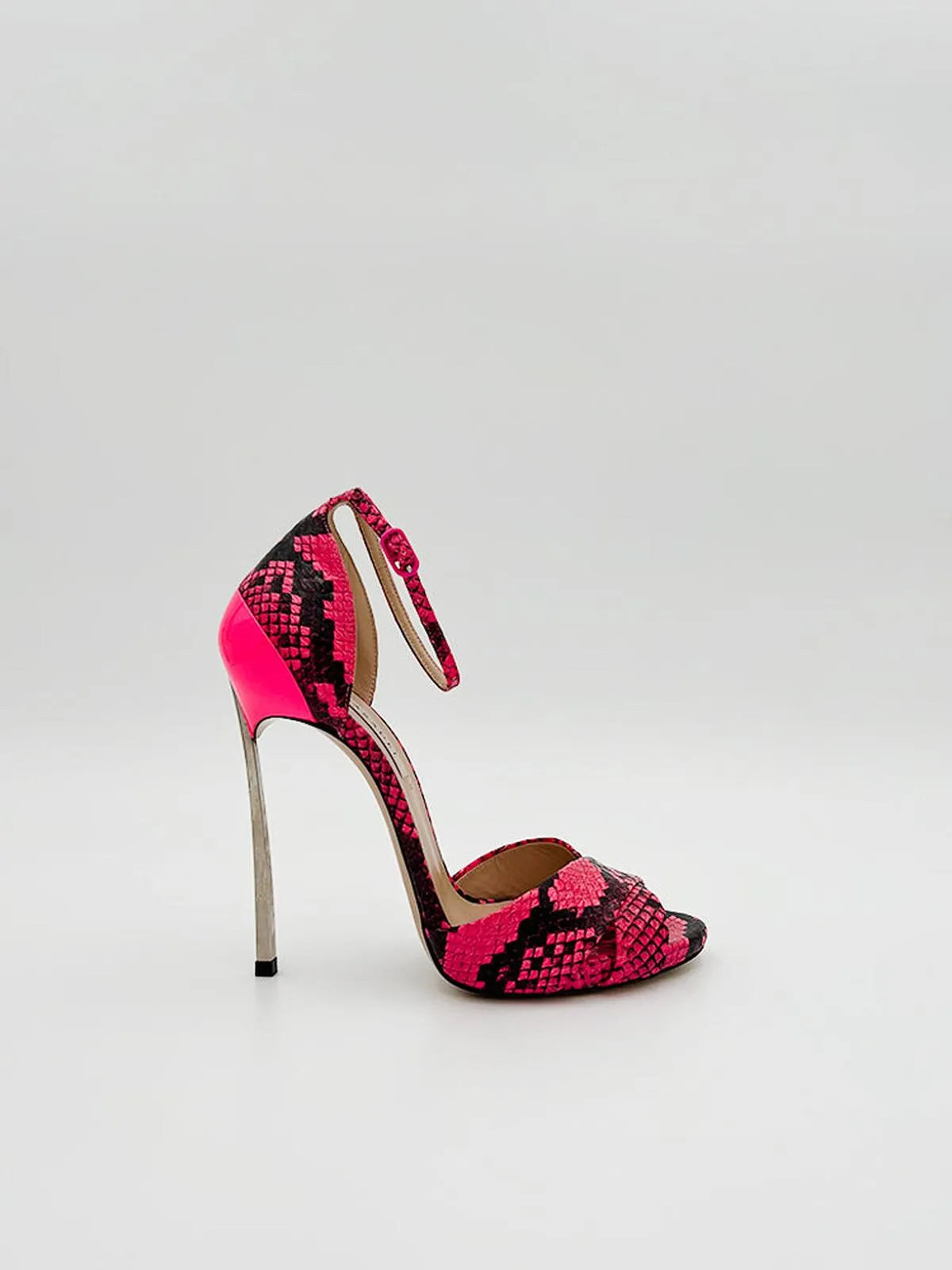 TECHNO BLADE IN PYTHON-Sandals-CASADEI- Pointure.AE