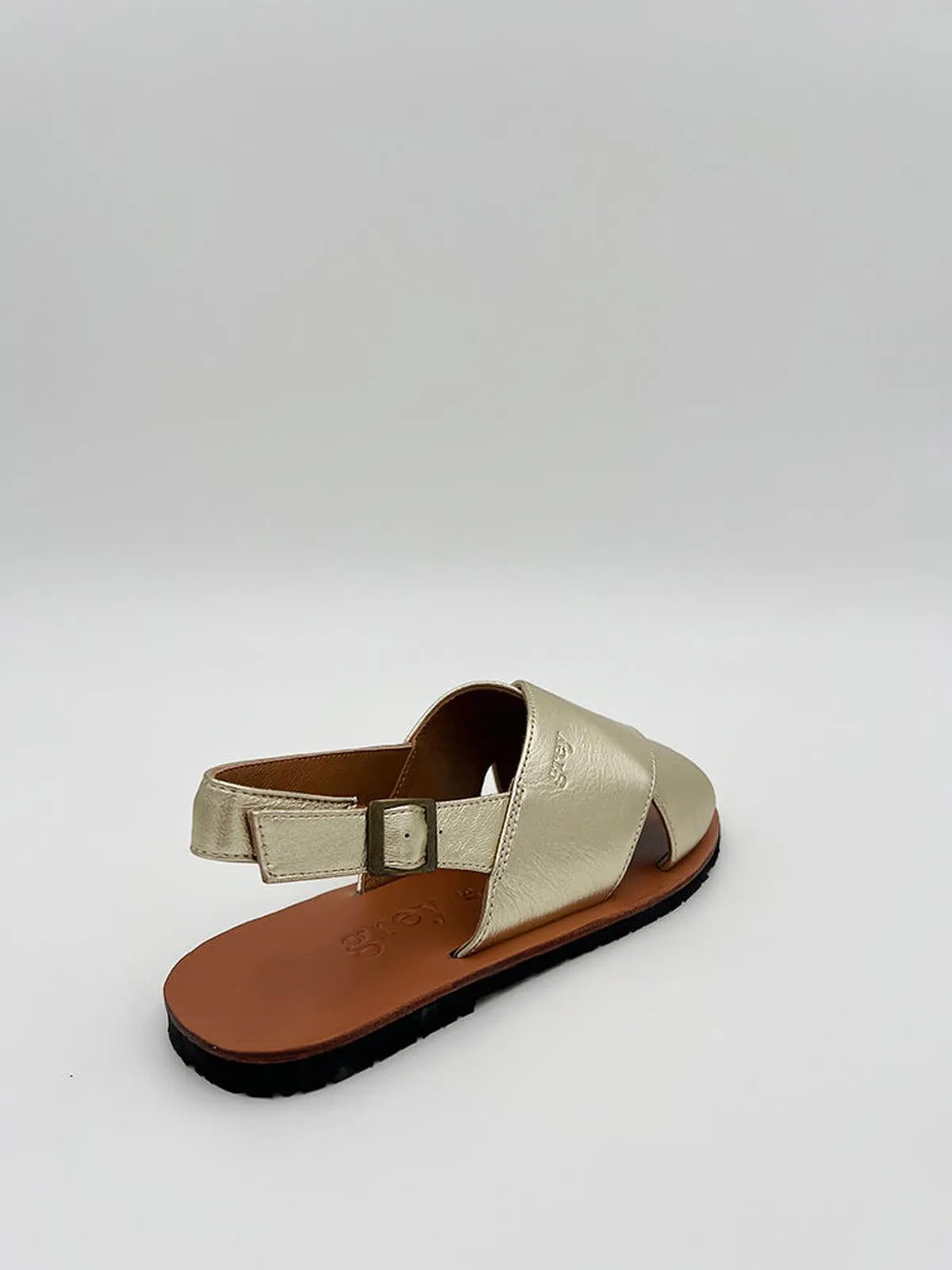 THE CROSSOVER IN GOLD-Sandals-GREY- Pointure.AE
