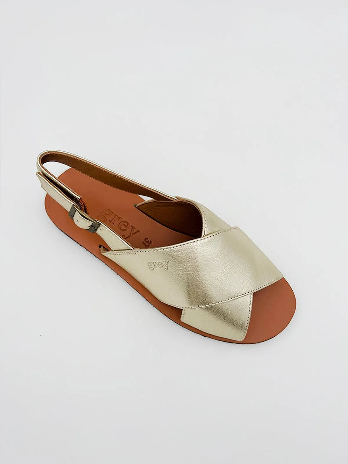 THE CROSSOVER IN GOLD-Sandals-GREY- Pointure.AE
