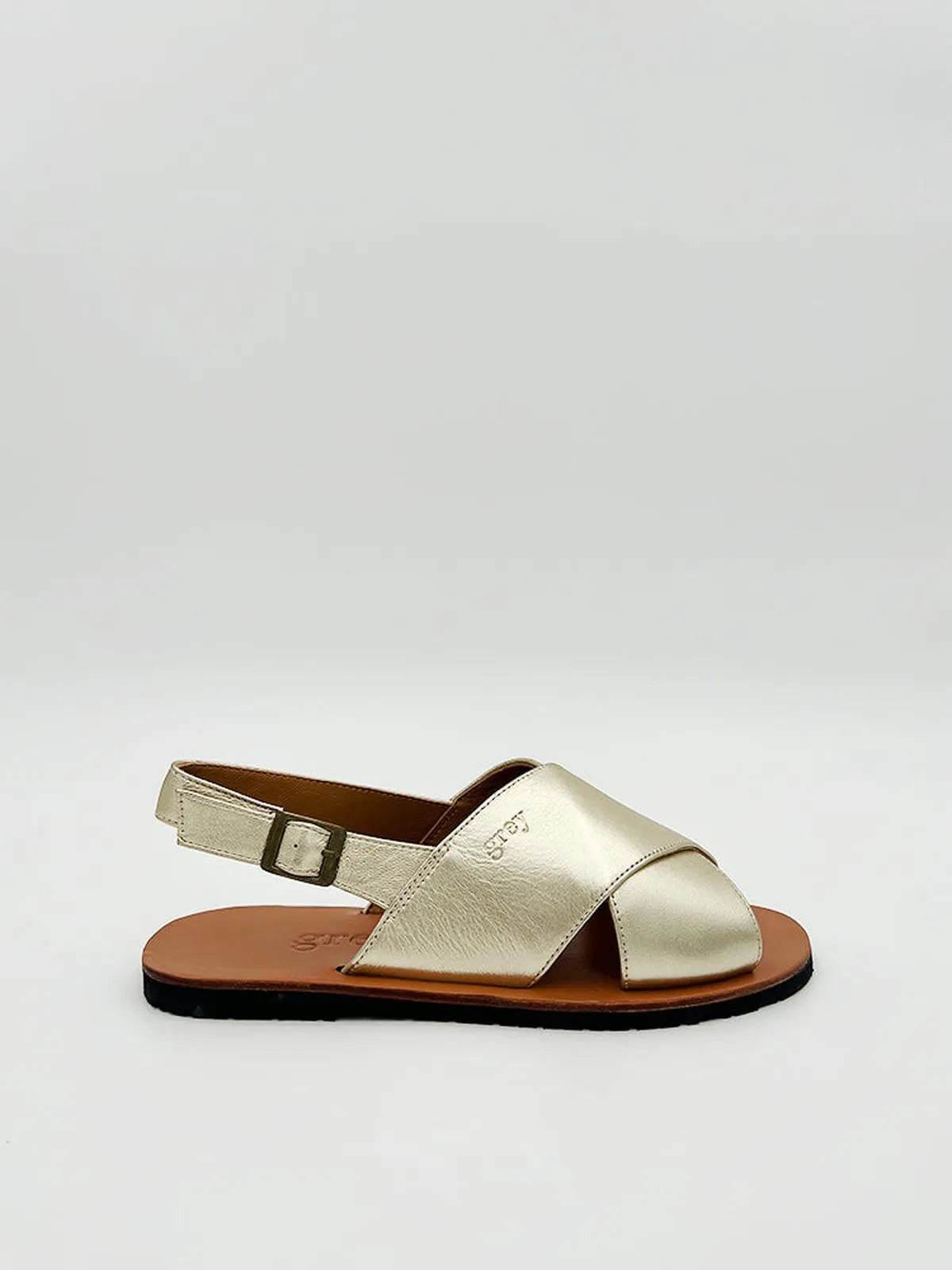 THE CROSSOVER IN GOLD-Sandals-GREY- Pointure.AE