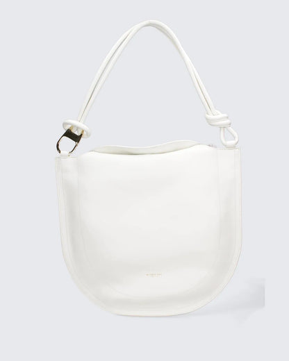 Top Handle Bag in White – Top Handle Bags by My Best Bag | MĀJÅ