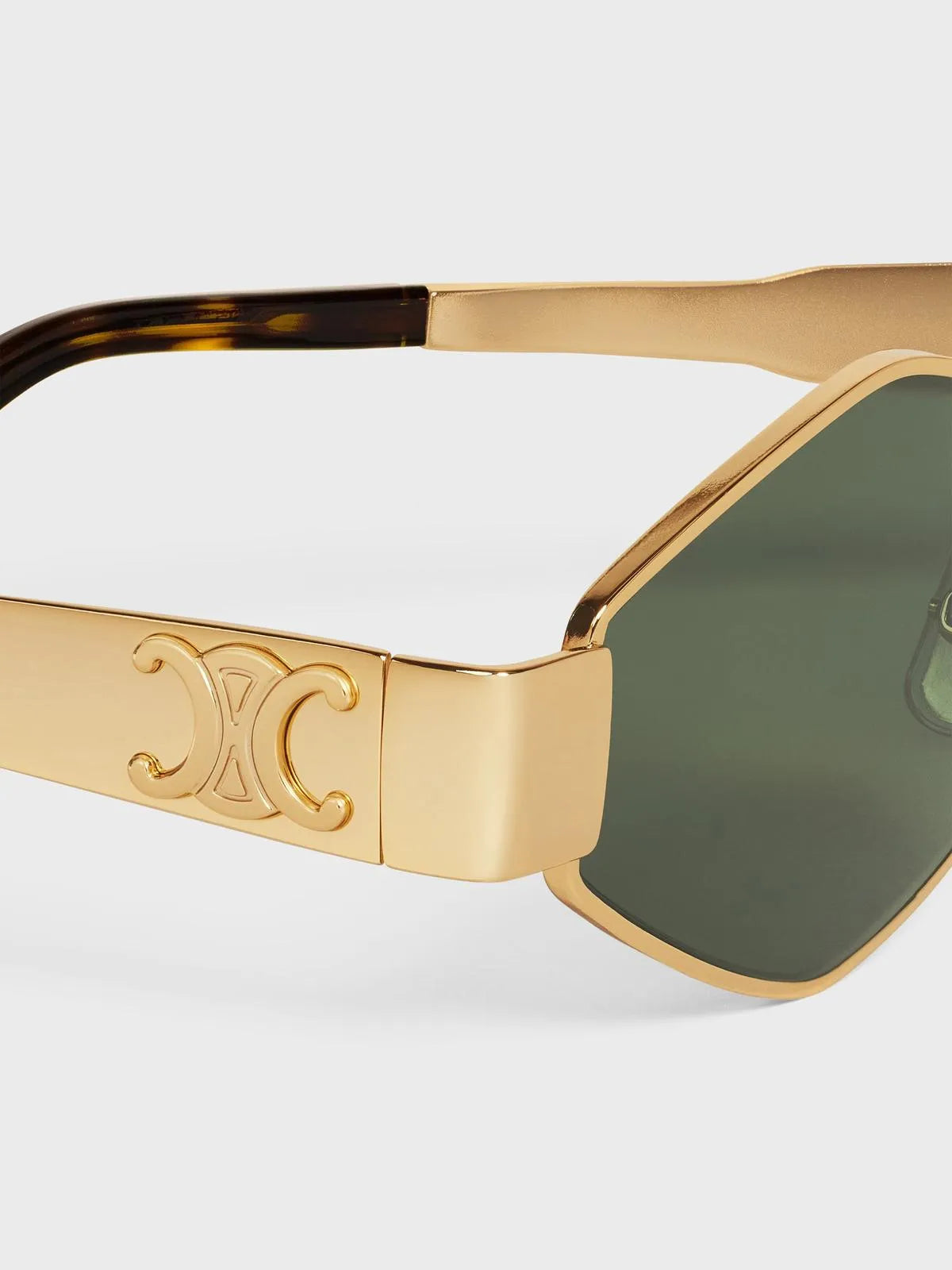 TRIOMPHE METAL 02 SUNGLASSES IN METAL-Diamond Frame Sunglasses-CELINE- Pointure.AE