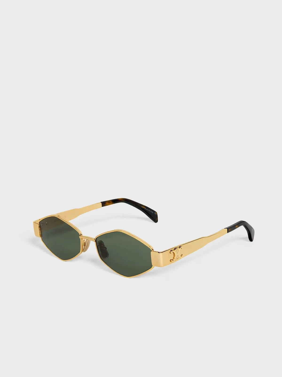 TRIOMPHE METAL 02 SUNGLASSES IN METAL-Diamond Frame Sunglasses-CELINE- Pointure.AE