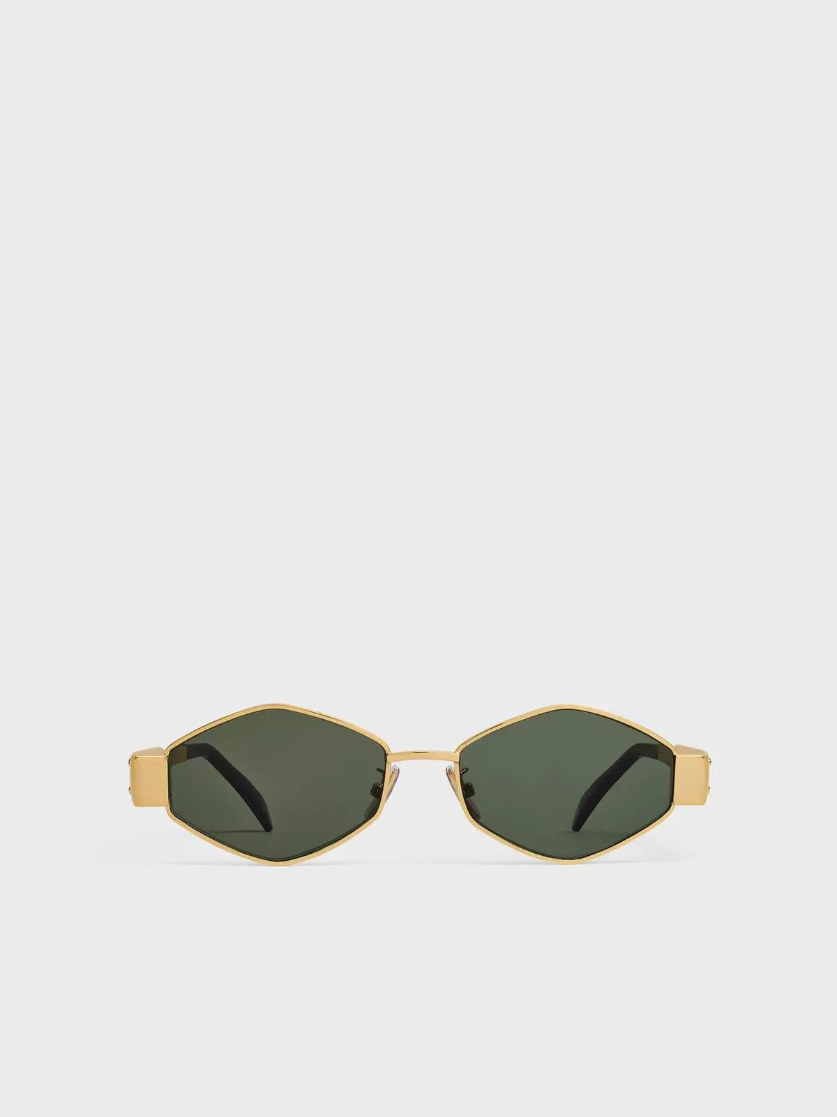 TRIOMPHE METAL 02 SUNGLASSES IN METAL-Diamond Frame Sunglasses-CELINE- Pointure.AE
