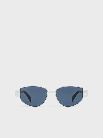 TRIOMPHE METAL 04 SUNGLASSES IN METAL-D-Frame Sunglasses-CELINE- Pointure.AE