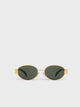 Triomphe Metal Sunglasses – Oval Frame Sunglasses by Celine | MĀJÅ