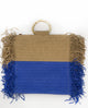 Two Tone Beach Bag – Top Handle Bags by Alex Max | MĀJÅ