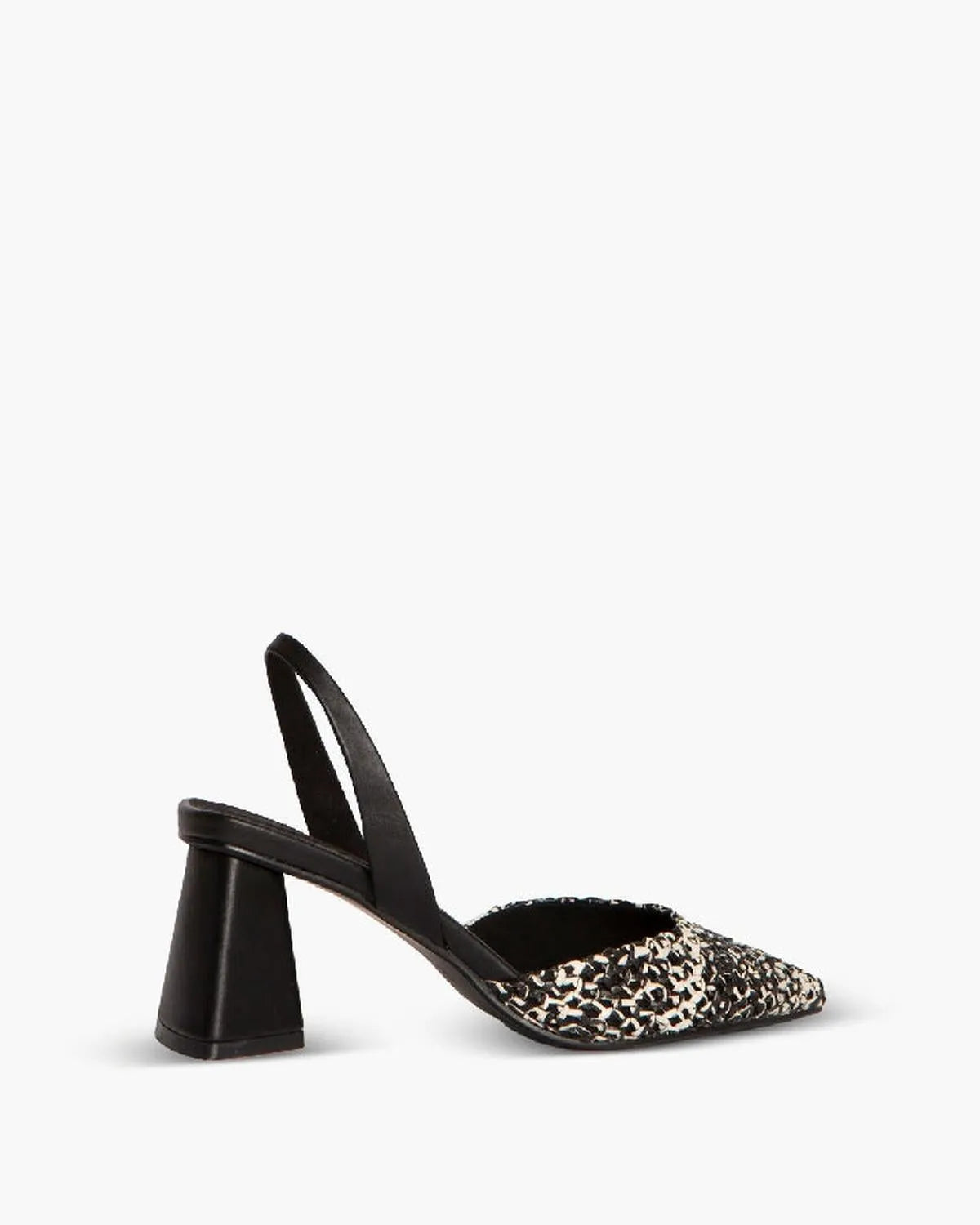TWO TONE BRAIDED SLINGBACK-Sling Backs-CORINA- Pointure.AE