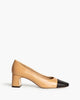 Two Tone Low Heel Pump – Pumps by Corina | MĀJÅ