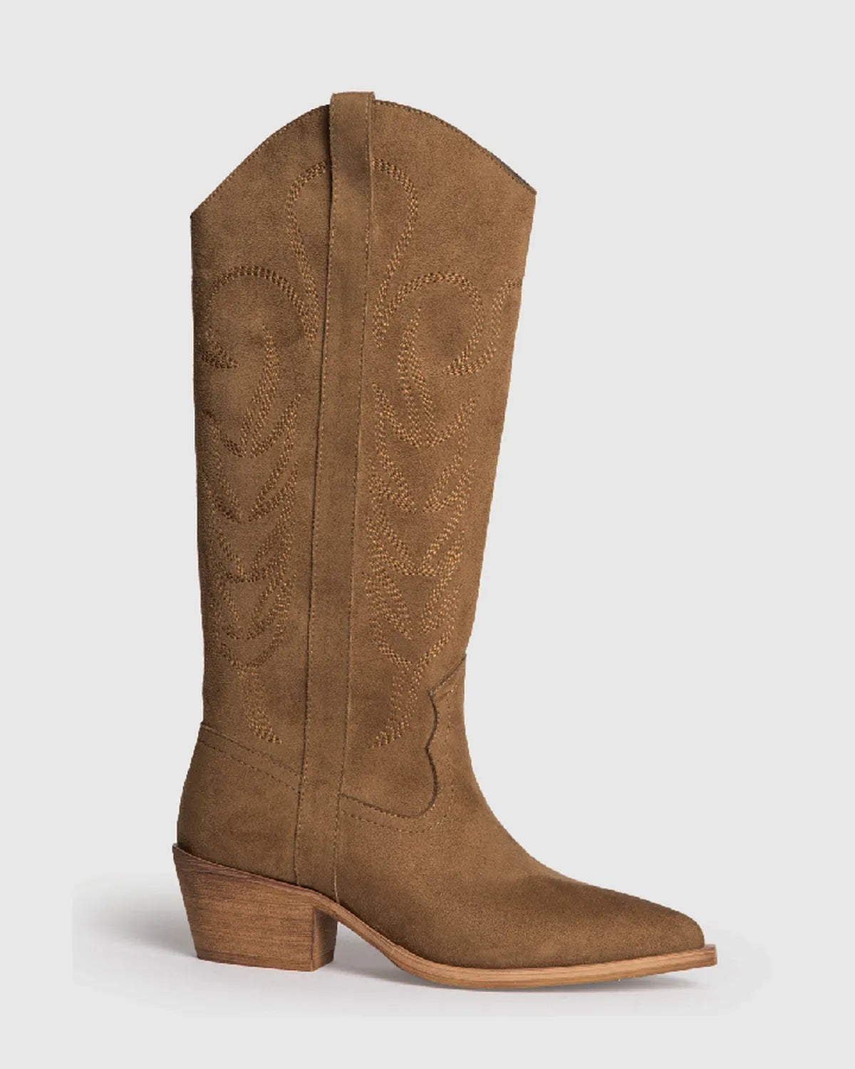 UNDER KNEE TEXAS BOOTS IN BROWN-Texas boots-CORINA- Pointure.AE
